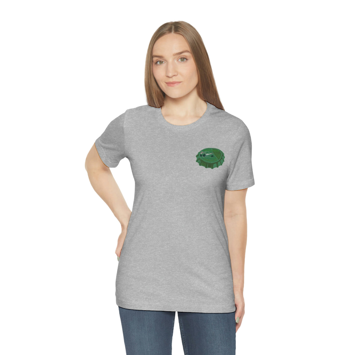 Teton Bottle Top Unisex Jersey Short Sleeve Tee