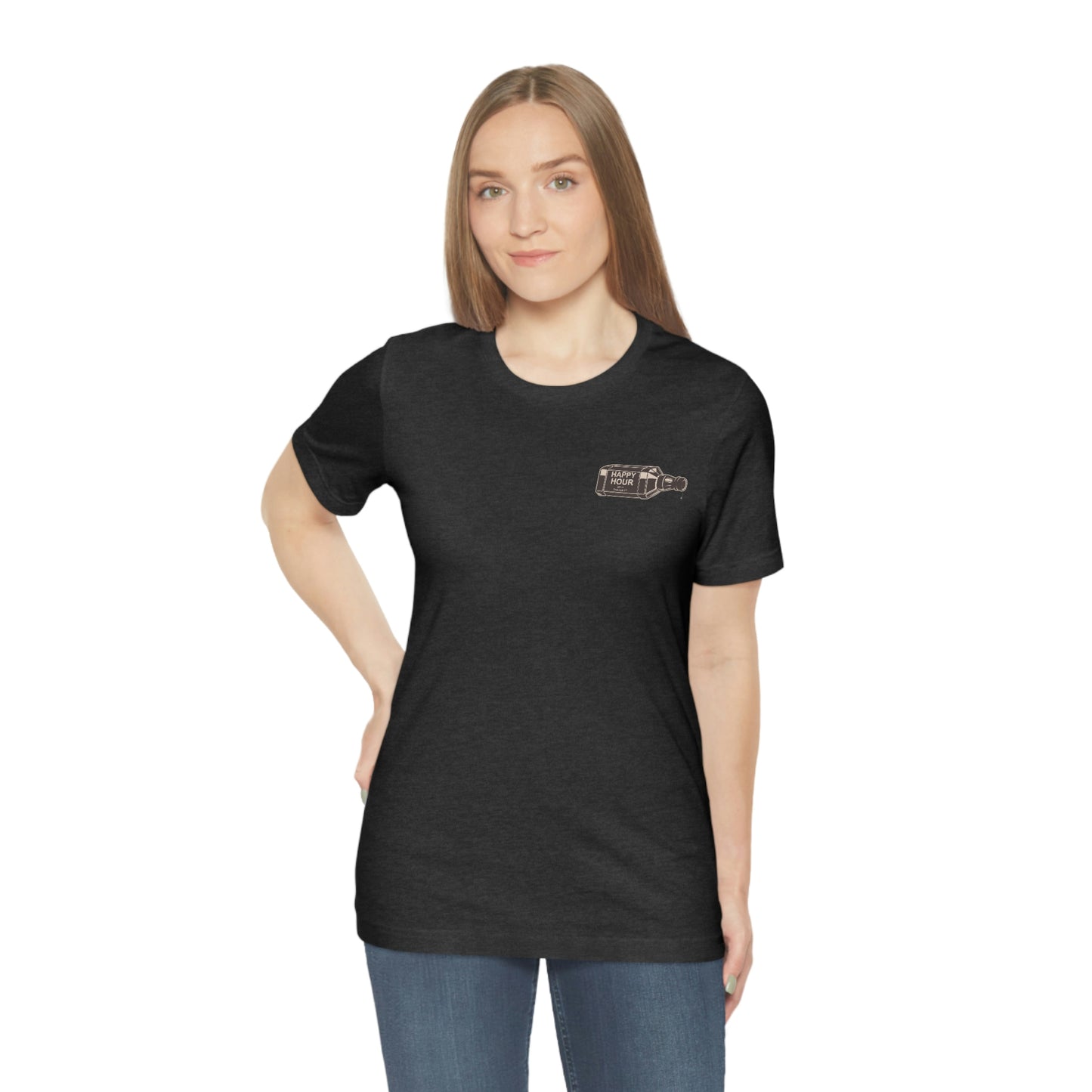 Happy Hour Sidebottle Unisex Jersey Short Sleeve Tee