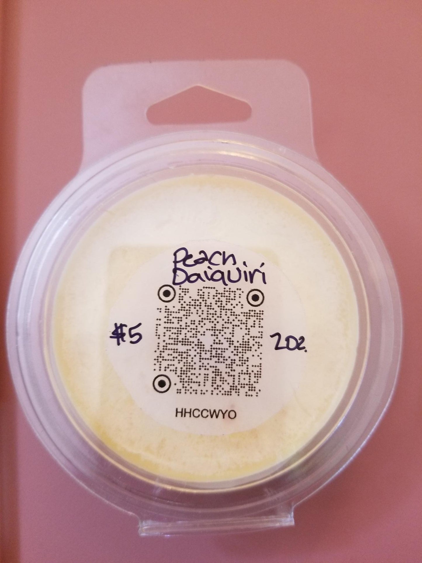 Peach Daiquiri 2 oz wax melt