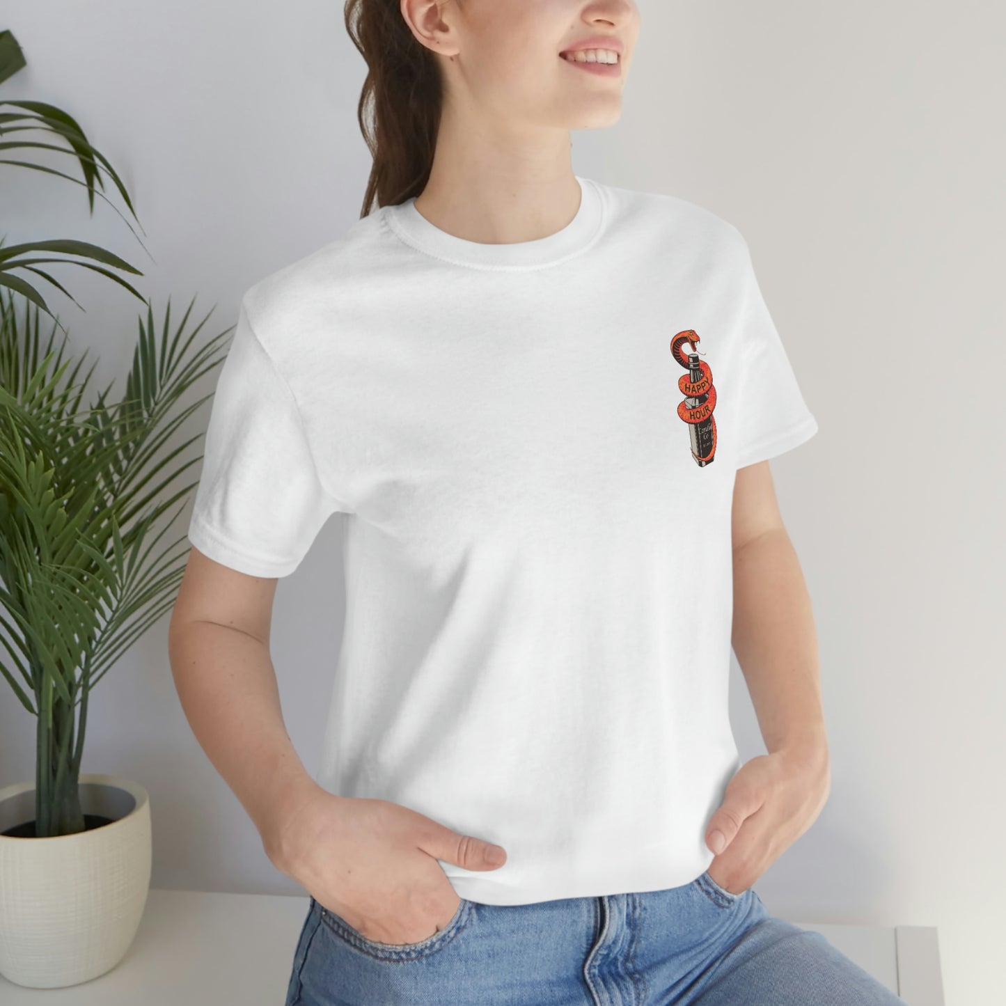 Snake Bottle Unisex Jersey Short Sleeve Tee