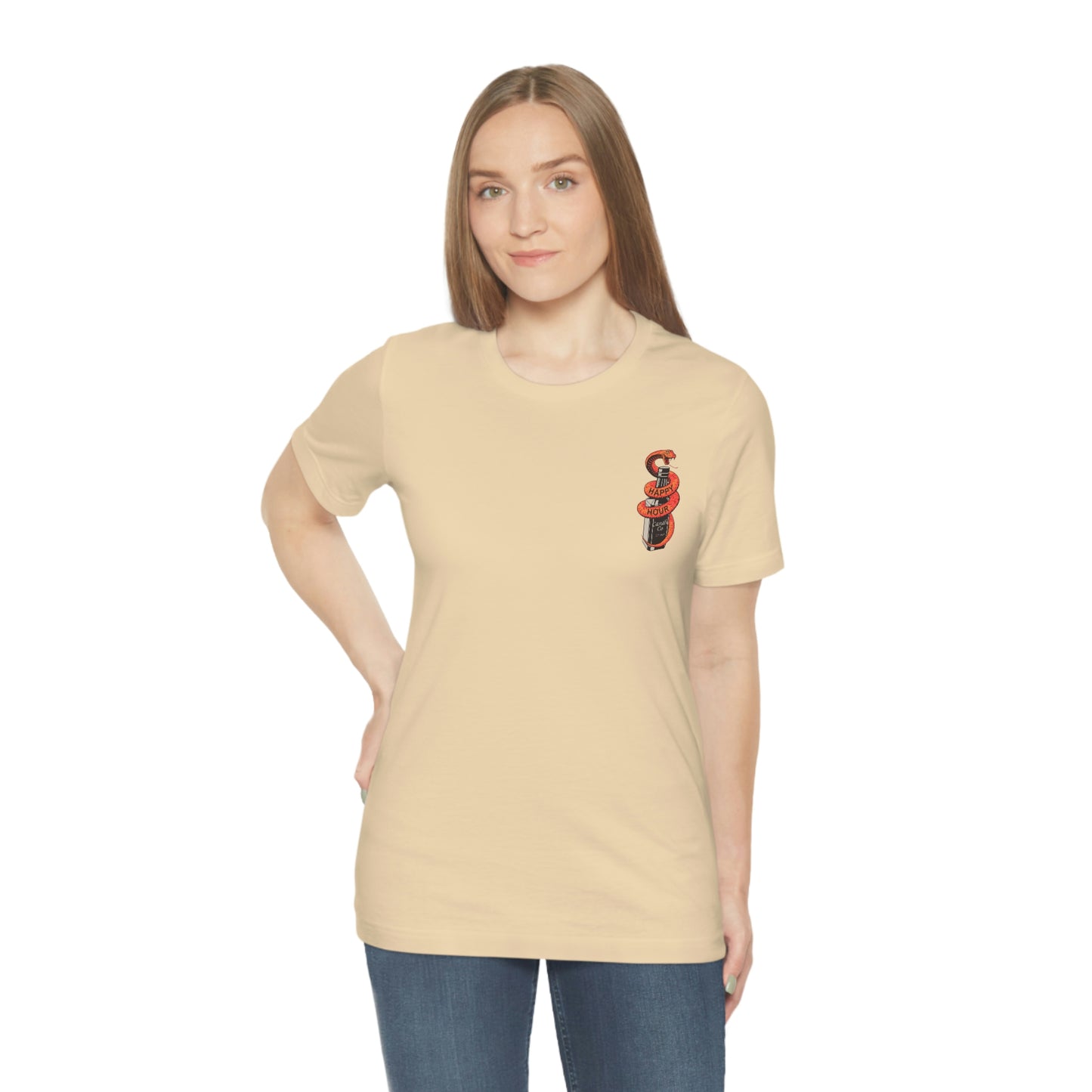 Snake Bottle Unisex Jersey Short Sleeve Tee