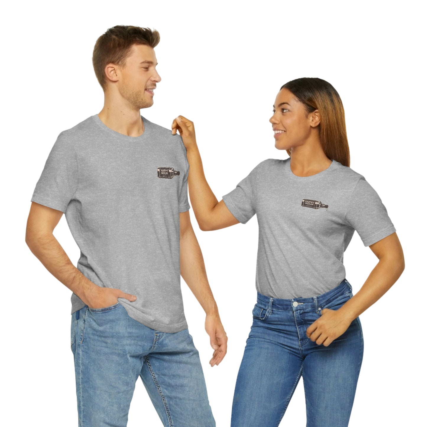 Happy Hour Sidebottle Unisex Jersey Short Sleeve Tee