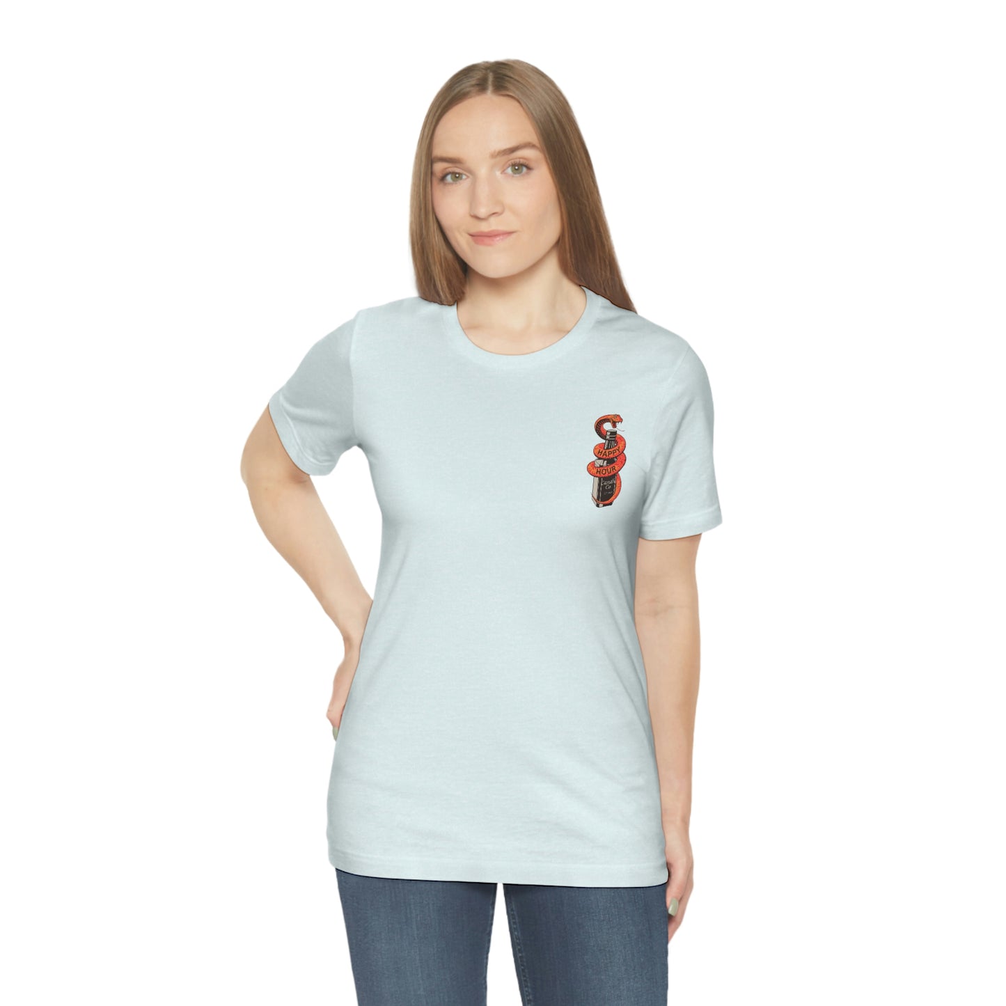 Snake Bottle Unisex Jersey Short Sleeve Tee