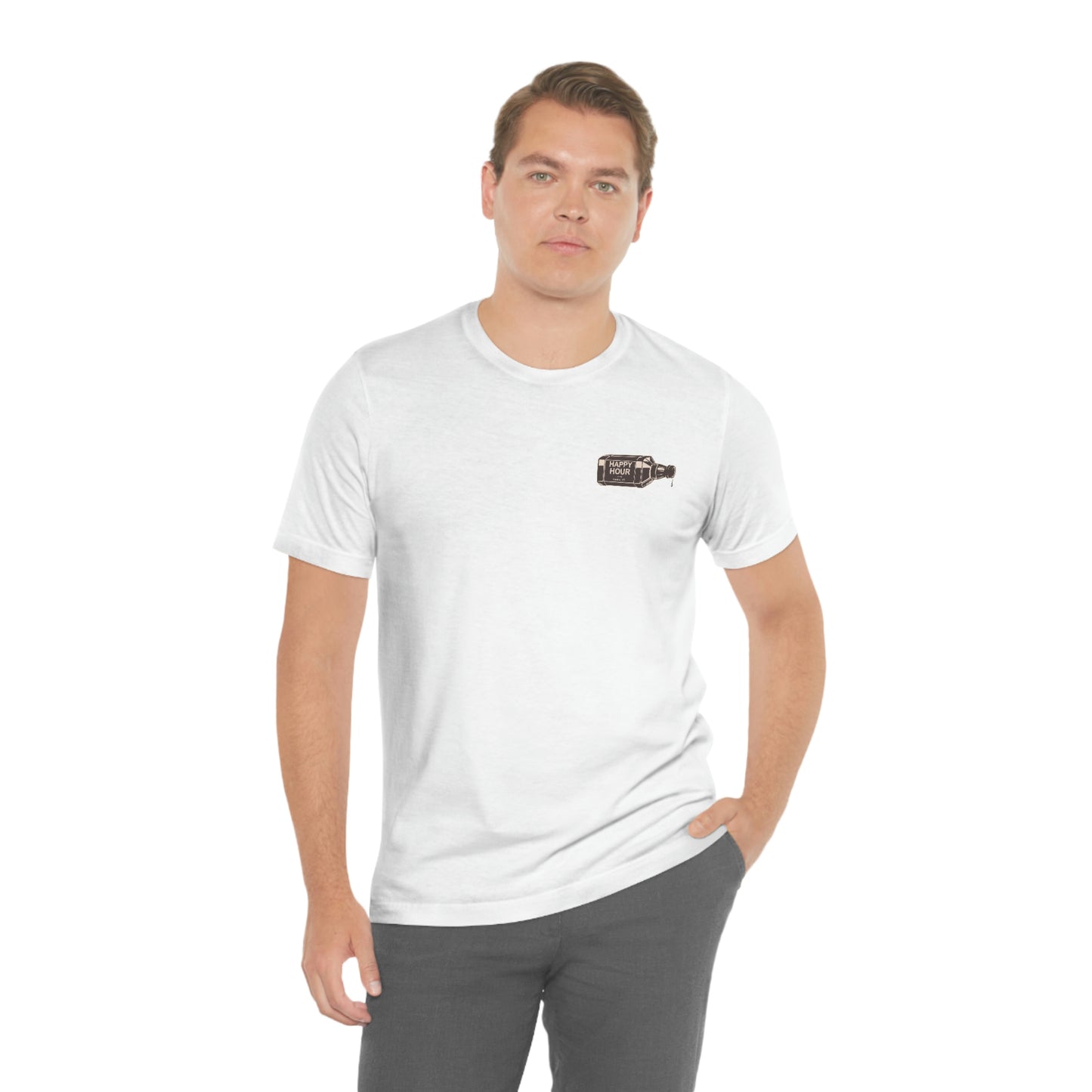 Happy Hour Sidebottle Unisex Jersey Short Sleeve Tee