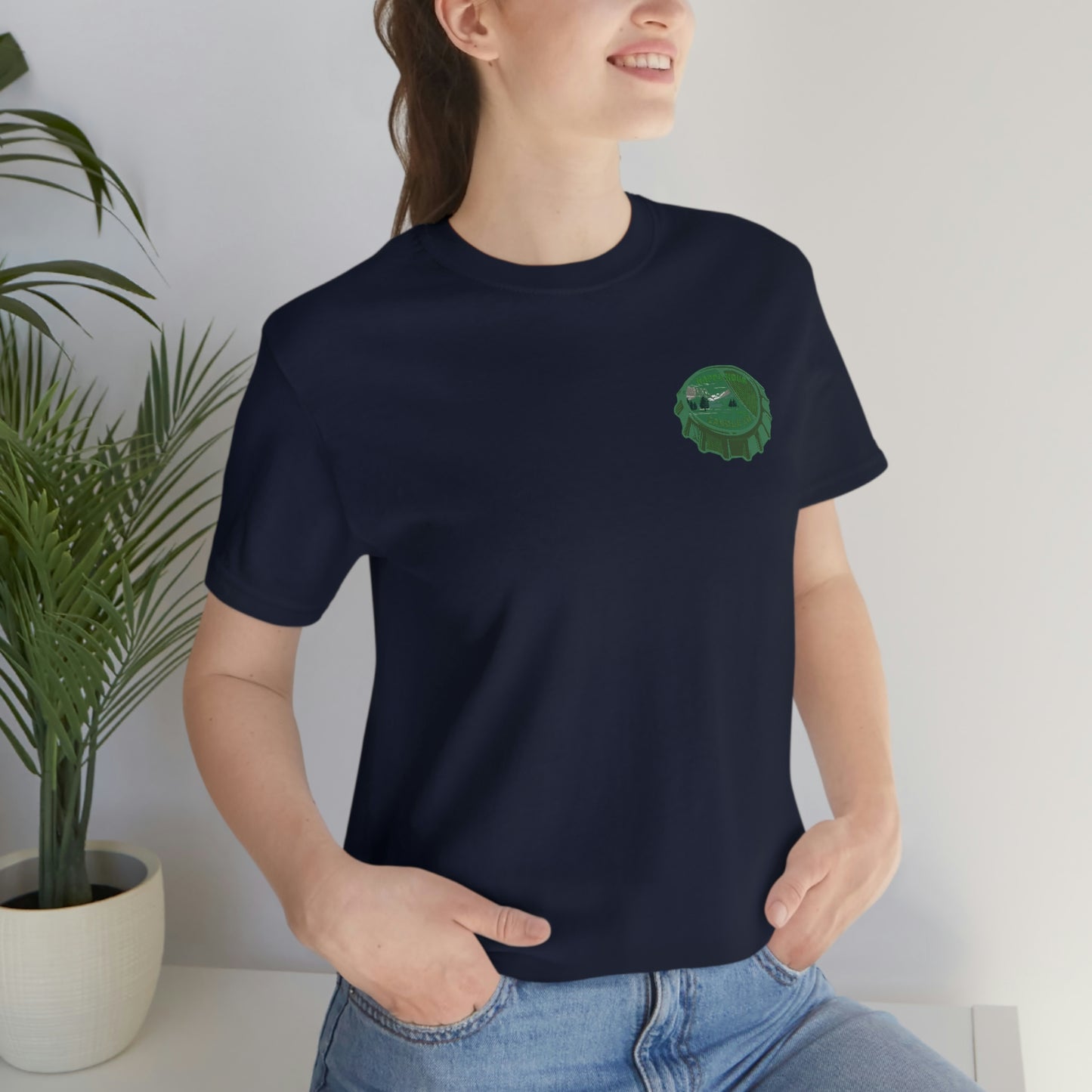 Teton Bottle Top Unisex Jersey Short Sleeve Tee