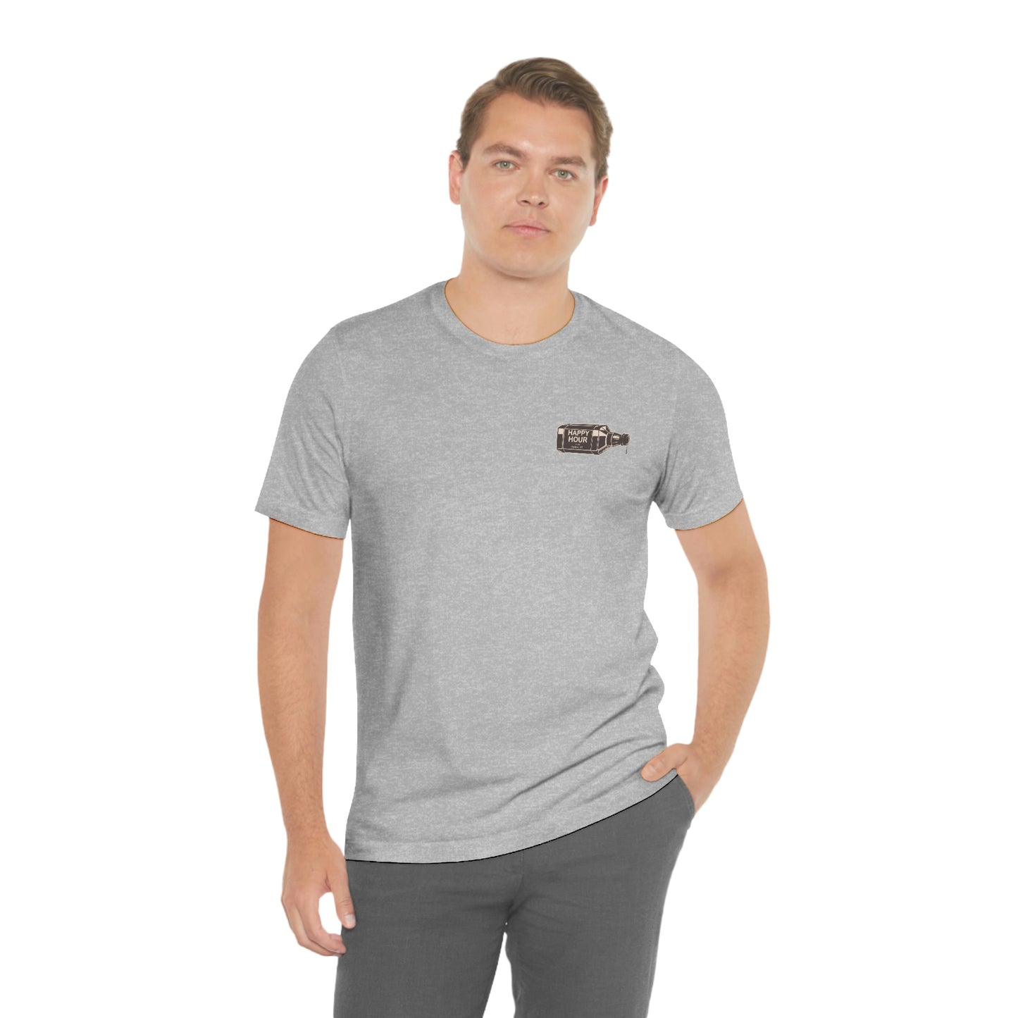 Happy Hour Sidebottle Unisex Jersey Short Sleeve Tee