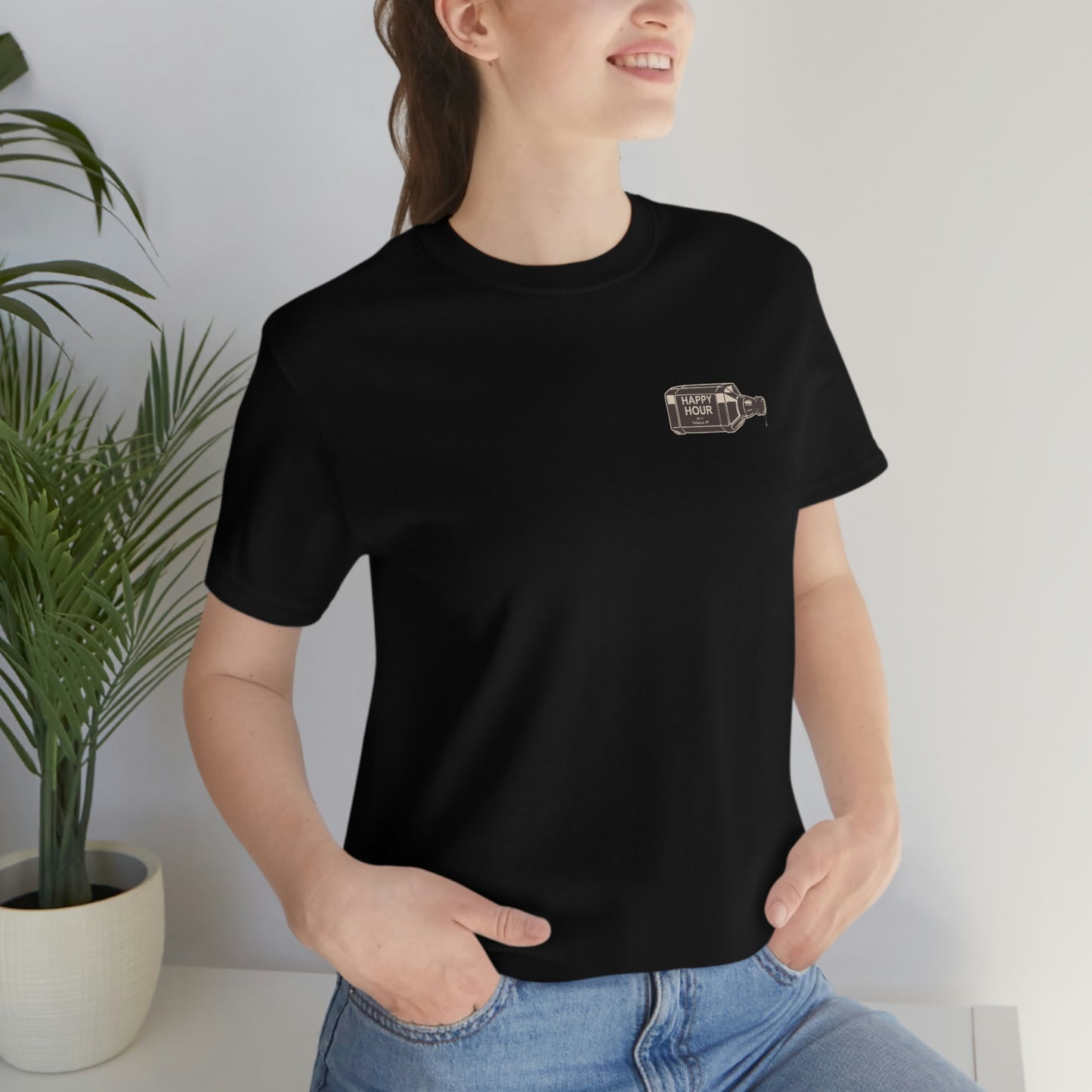 Happy Hour Sidebottle Unisex Jersey Short Sleeve Tee